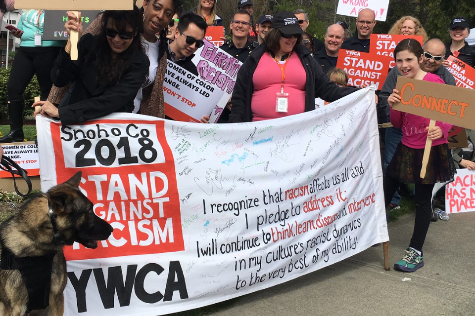 Photo of YWCA Stand Against Racism attendees