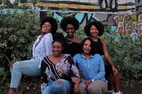 Group of five Black women