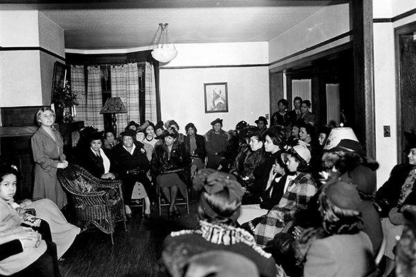 Open house at Seattle Phyllis Wheatley Branch, 1942