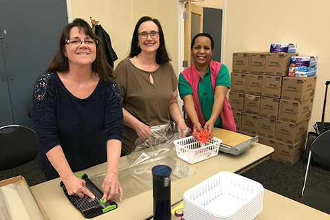 Photo of YWCA volunteers