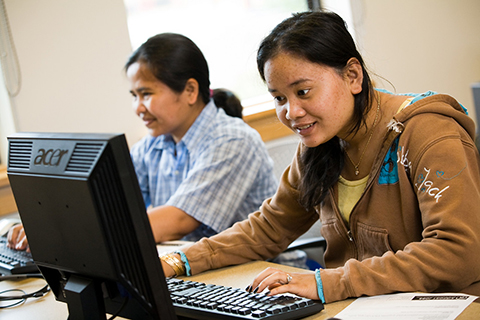 YWCA program participants in economic advancement course