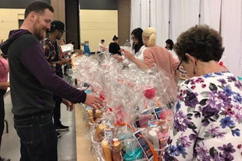 Volunteers behind the scenes at the Seattle Luncheon