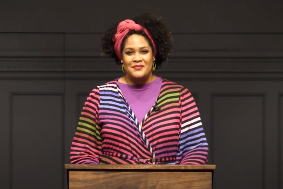 Photo of our 2021 speaker, Ijeoma Oluo