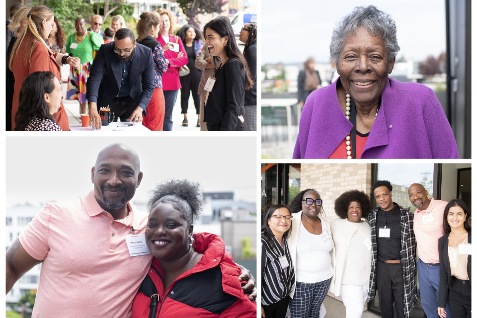 Photos from the Denny Apartments ribbon cutting event.