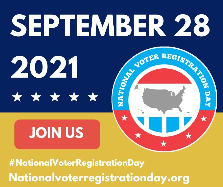 September 28 is National Voter Registration Day