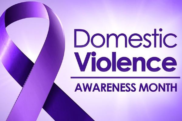 Purple is the color for Domestic Violence Awareness Month 