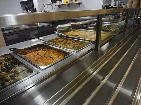 Lunch service at YWCA's Angeline's Day Center for Women