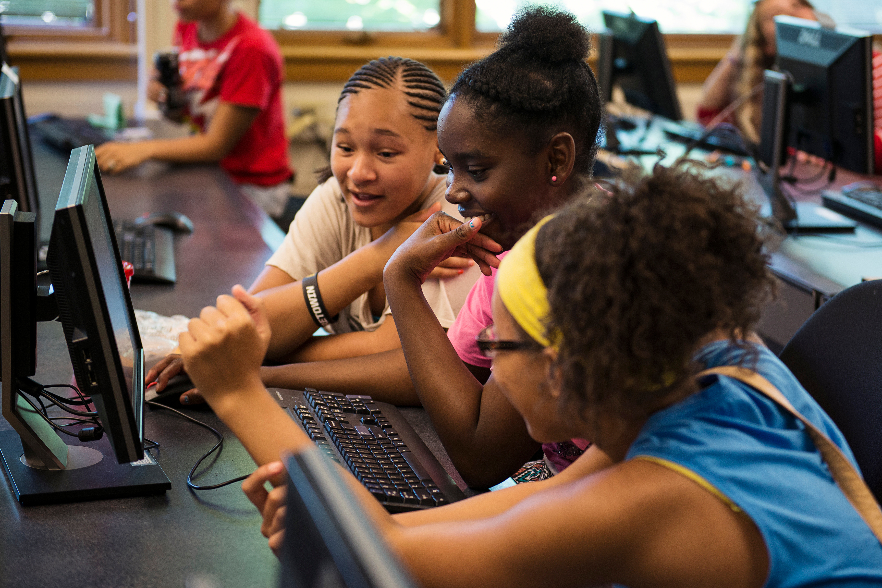 GirlsFirst computer lab