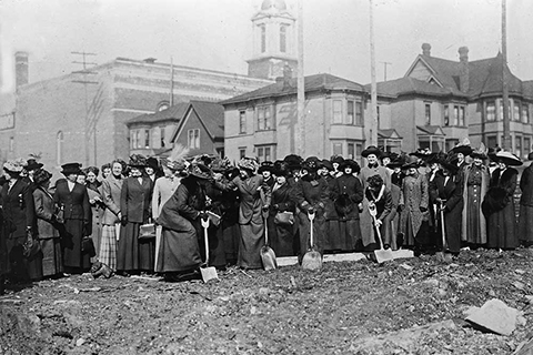 Groundbreaking ceremony for Seattle headquarters