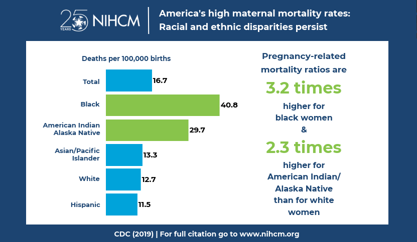 Maternal Mortality rate infographic