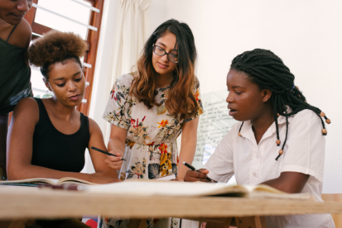 Picture of three BIPOC women