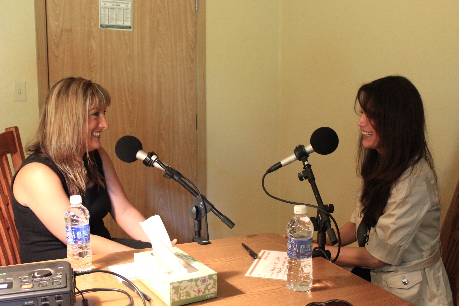 YWCA staff practice audio storytelling