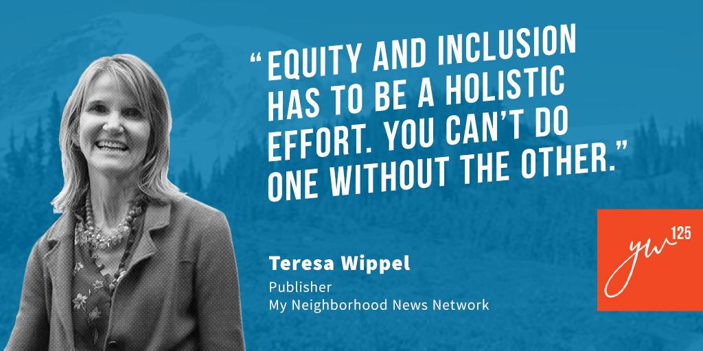 Equity and inclusion has to be a holistic effort. You can't do one without the other.