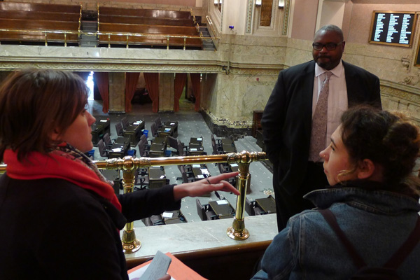 YWCA advocates meet with Representative Eric Pettigrew in Olympia