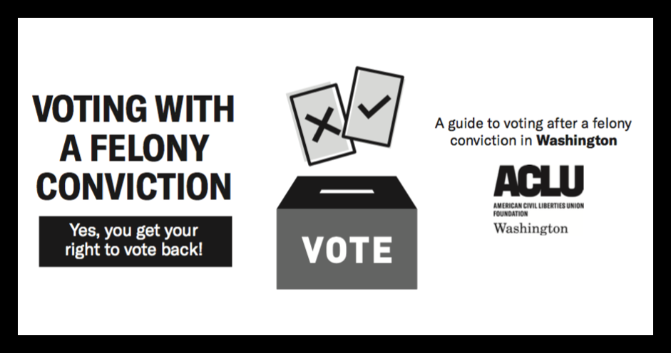 ACLU provides guidance for people coming out of incarceration to be  re-enfranchised