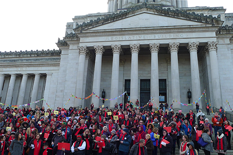 YWCA participates at 2017 Housing and Homelessness Advocacy Day in Olympia