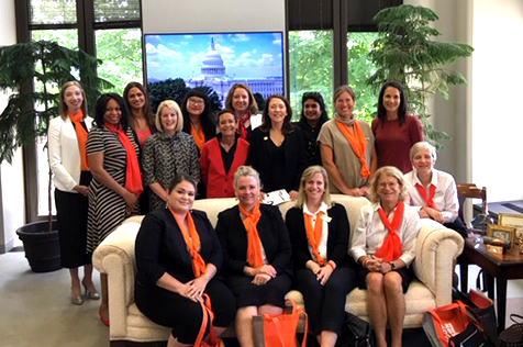 YWCA leaders meet with Maria Cantwell in Washington, D.C.